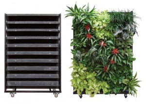 Green living technologies for vertical gardens.