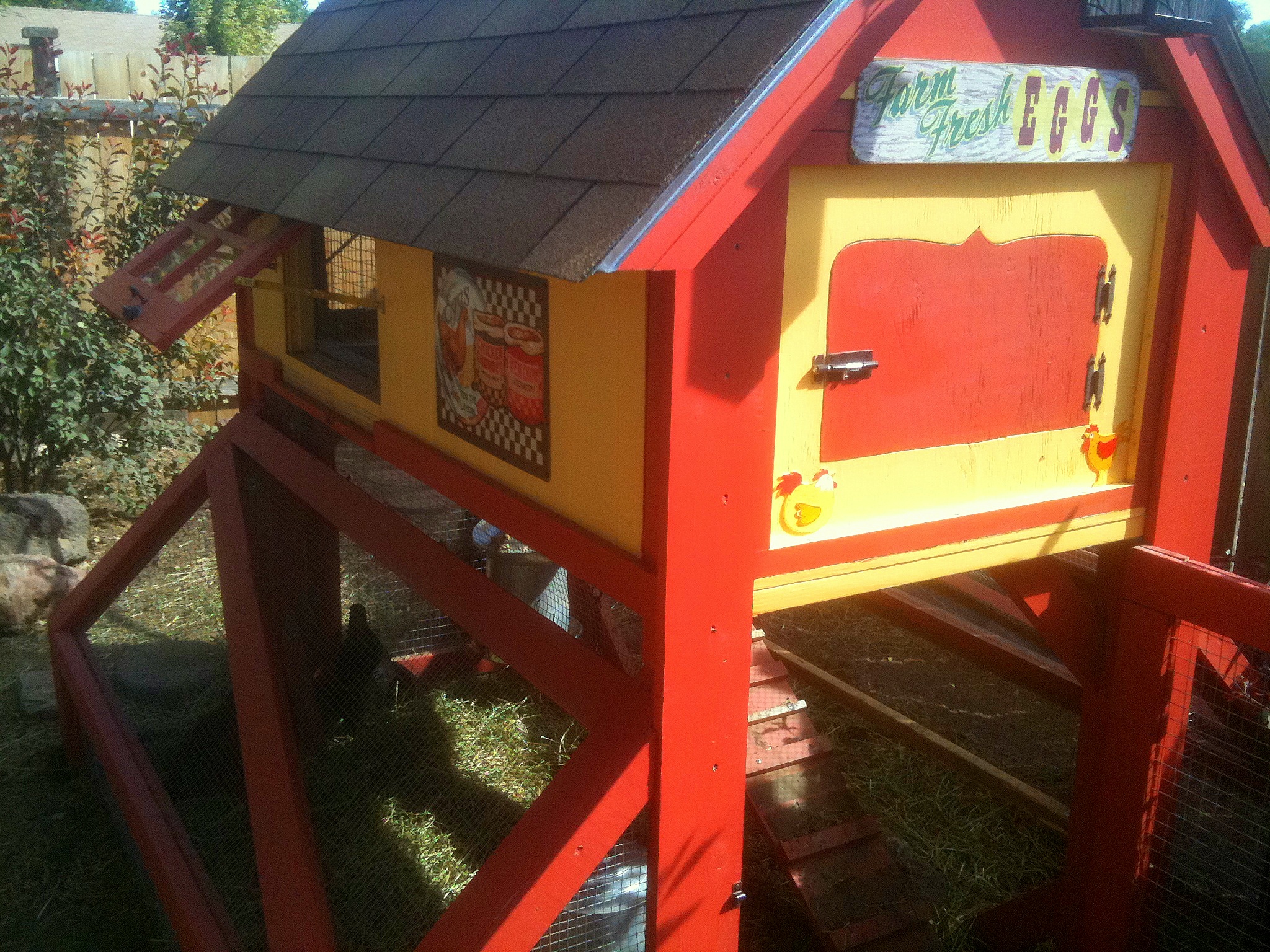 Vintage Chicken Signs Chicken Coop With Vintage