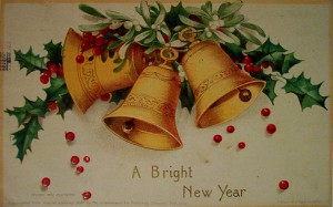 Happy New Year vintage card