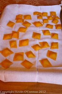 Homemade pumpkin ortelli.