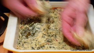 warm spinach and bacon dip is popular appetizer