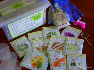 heirloom seeds, seed kit, tools, manure teas