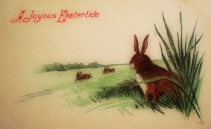 vintage easter card