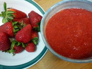 strawberry sauce for semifreddo