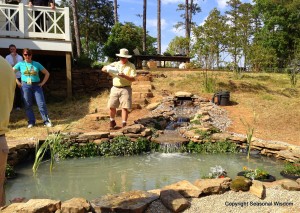 Laguna Pond in P. Allen Smith's garden.