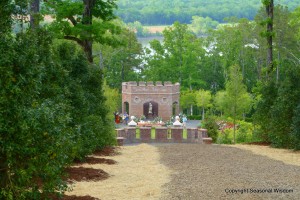 The entrance of P. Allen Smith's garden of roses.