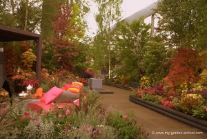 Pleasant place to sit at 2013 Chelsea Flower Show