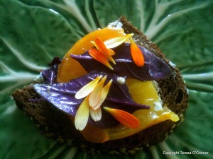 Calendula are colorful edible flowers that add beauty and flavor to meals.