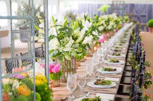 Field to Vase Dinner with American Grown flowers