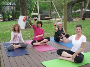 Yoga garden in the Cancer Survivor's garden companion